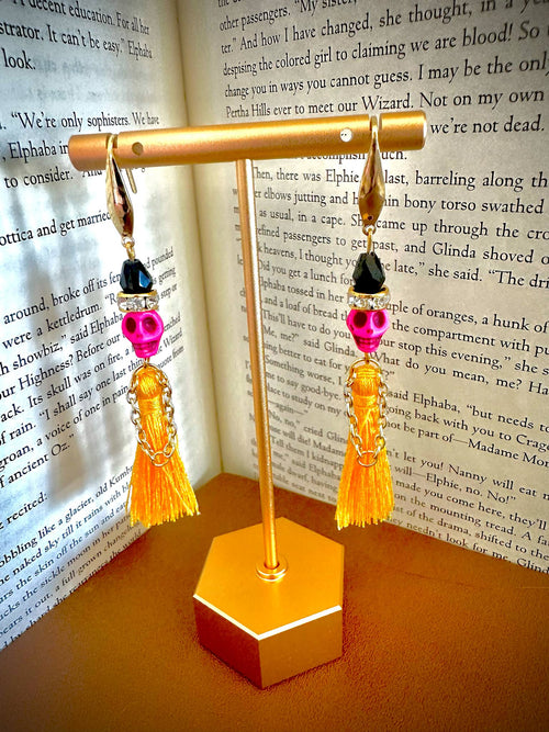 Pink Voodoo Lady Earrings