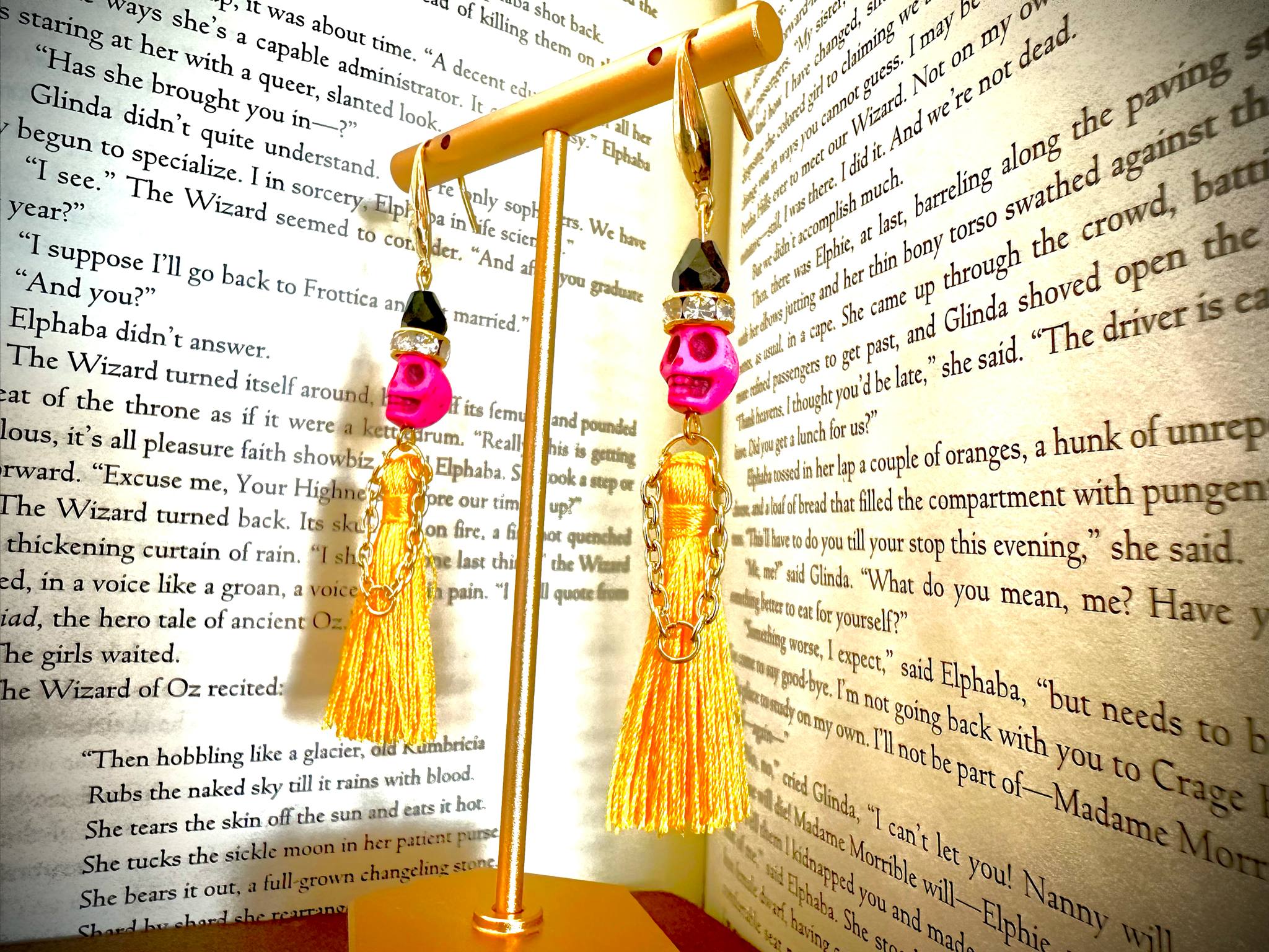 Pink Voodoo Lady Earrings